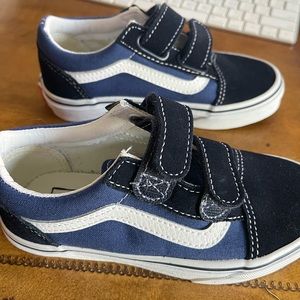 Vans Old Skool Velcro Snakers, Size 12.5